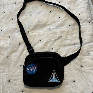 Baggu black NASA Fanny pack